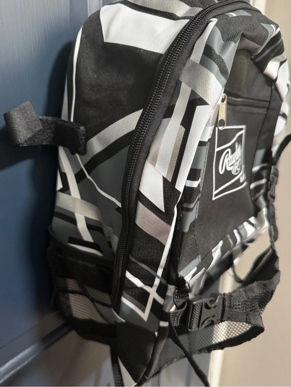 Rawlings Black & Gray Patterned Softball bag Youth